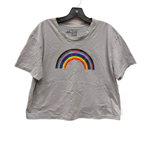 Top Short Sleeve Basic By The Phluid Project In Grey, Size: L