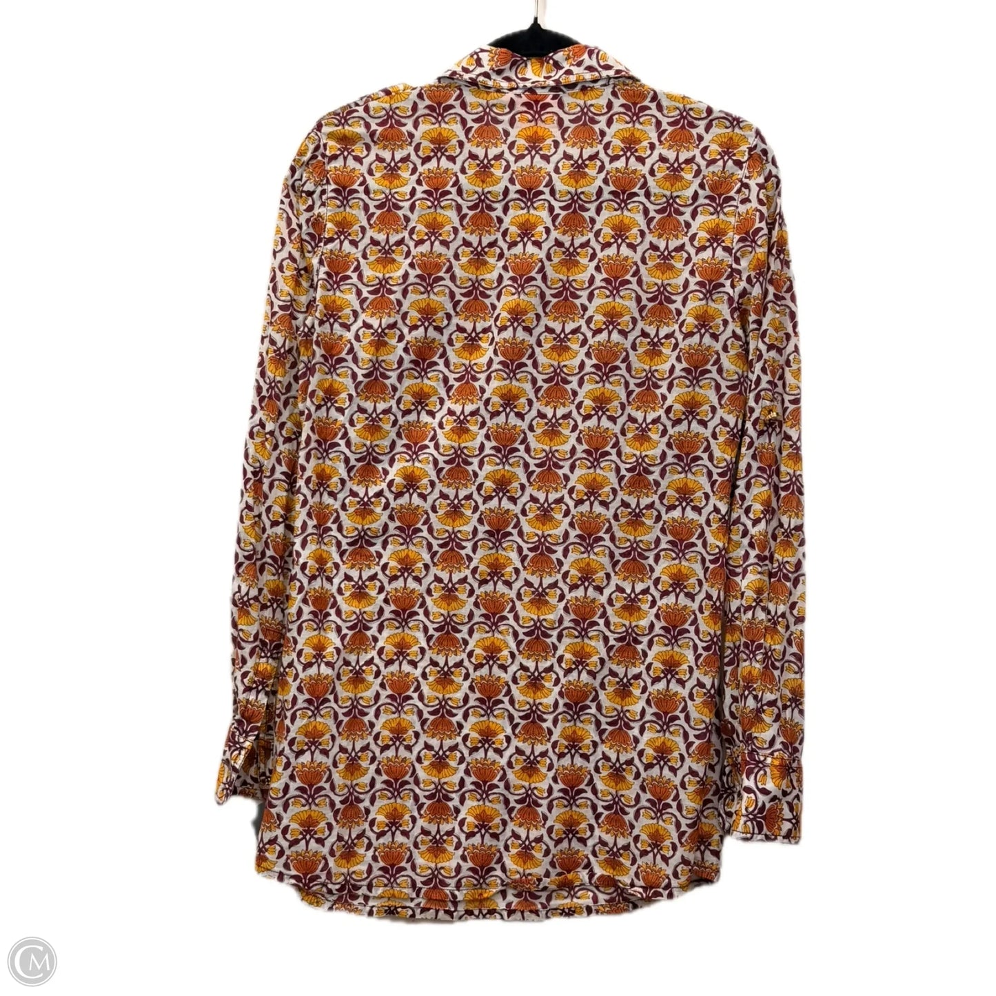 Tunic Designer By Tory Burch In Orange & Purple, Size: M