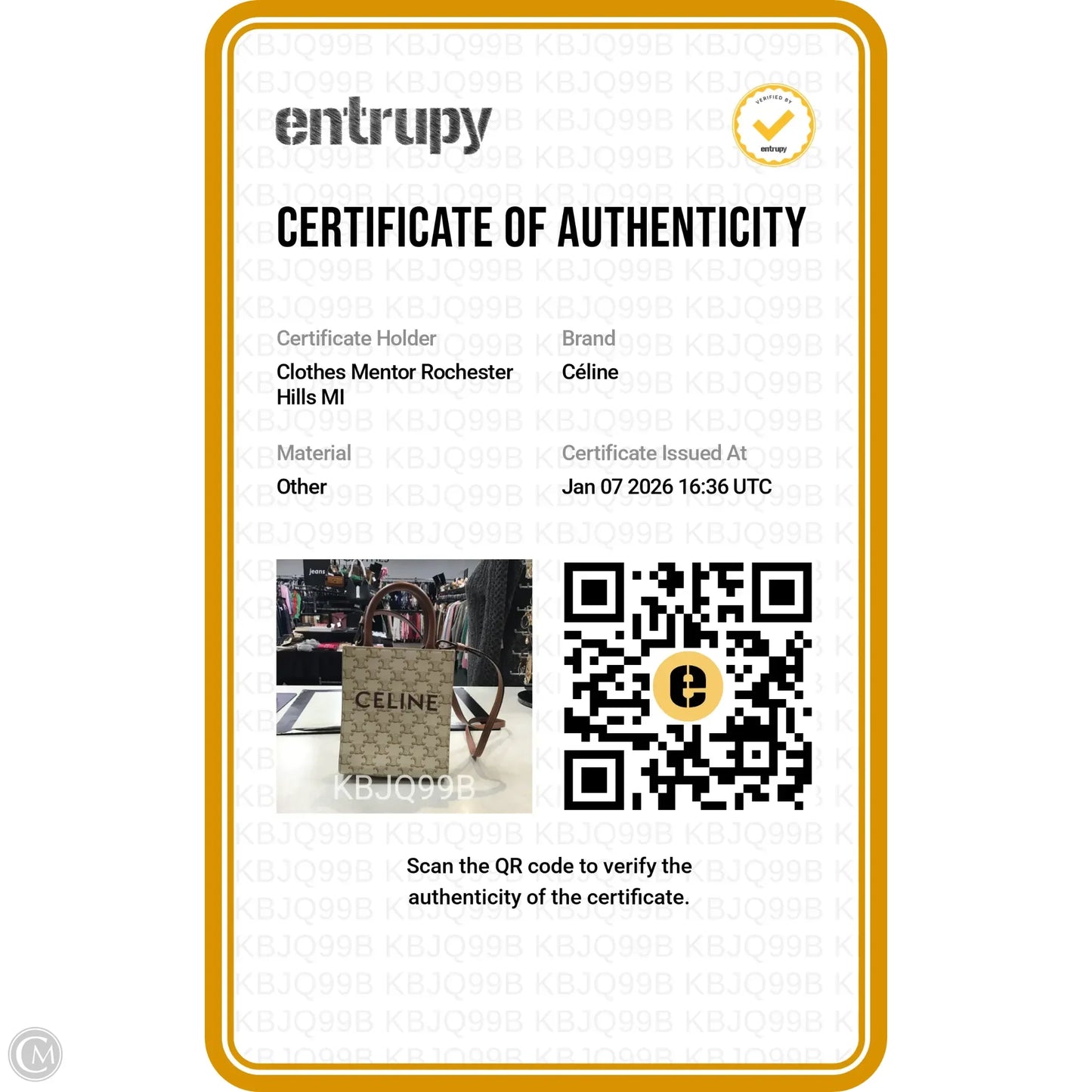 Handbag Luxury Designer By Celine, Size: Small