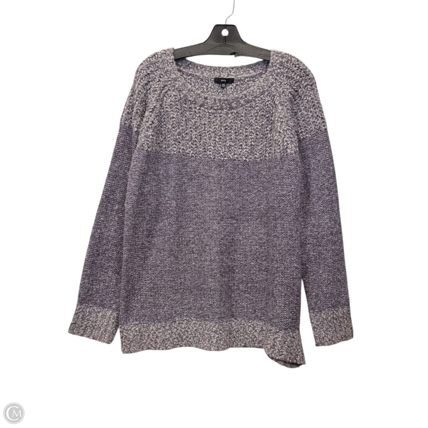 Sweater By Fate In Purple, Size: Xxl