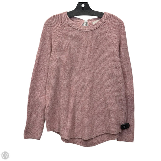 Sweater By Loft In Red & White, Size: Xxl