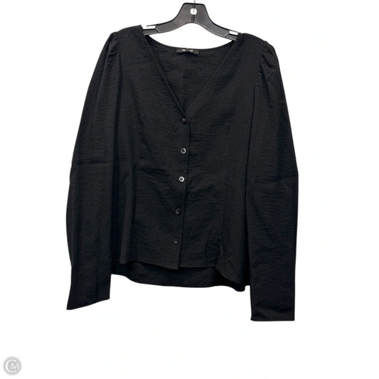 Top Long Sleeve By Madewell In Black, Size: M