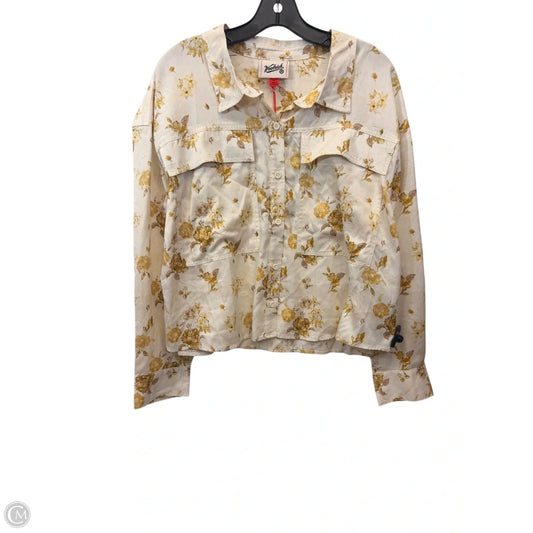 Jacket Utility By Woolrich In White & Yellow, Size: Xl