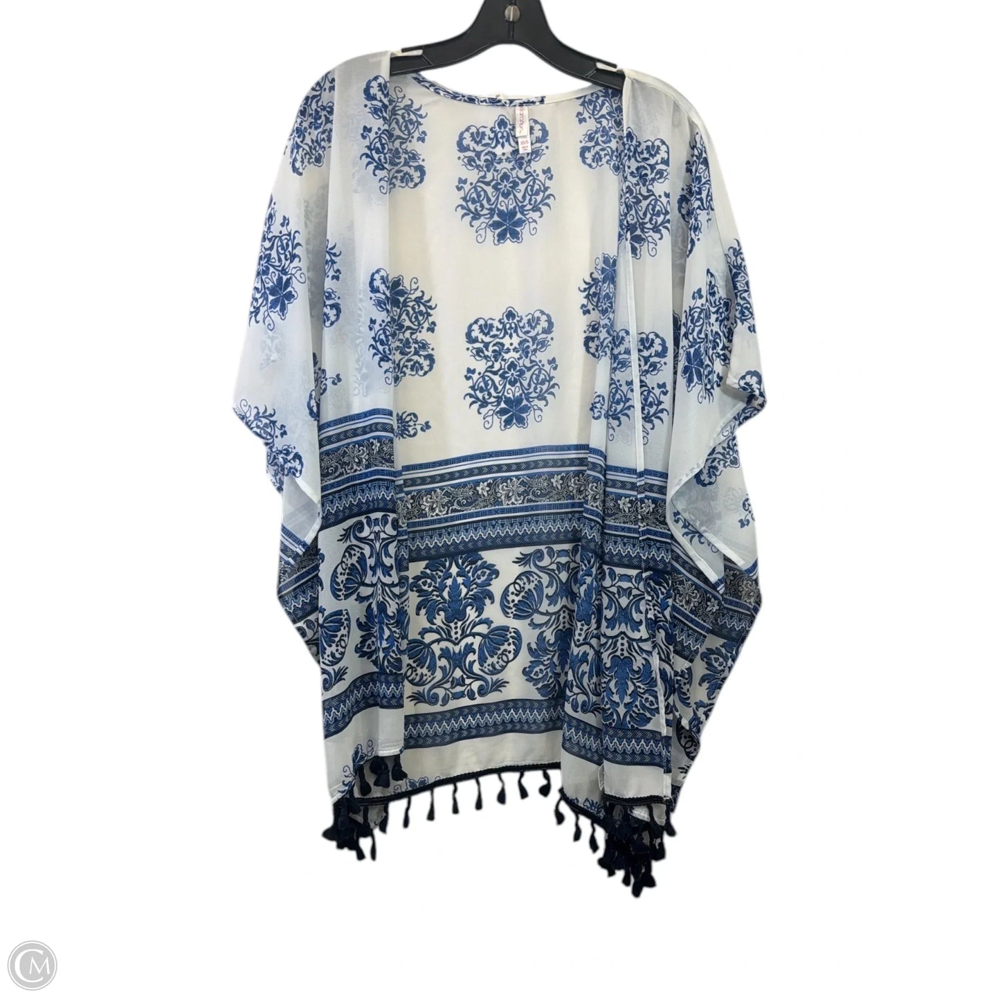 Swimwear Cover-up By Xhilaration In Blue & White, Size: Xs