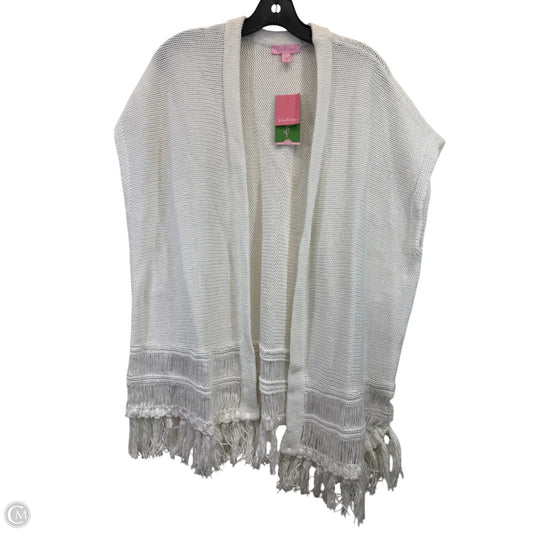 Cardigan Designer By Lilly Pulitzer In White, Size: Xl