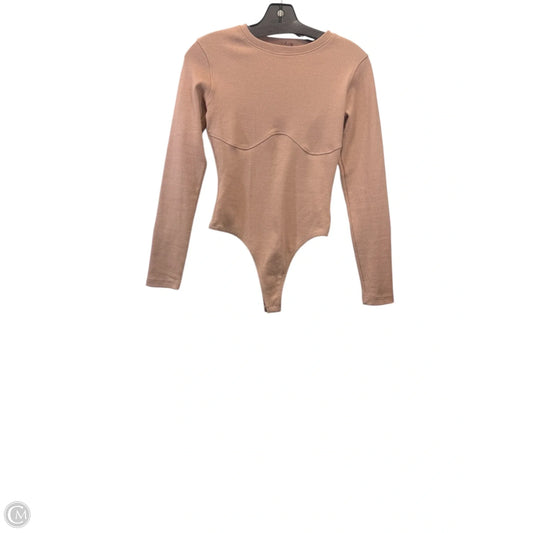 Bodysuit By Missguided In Beige, Size: Xs