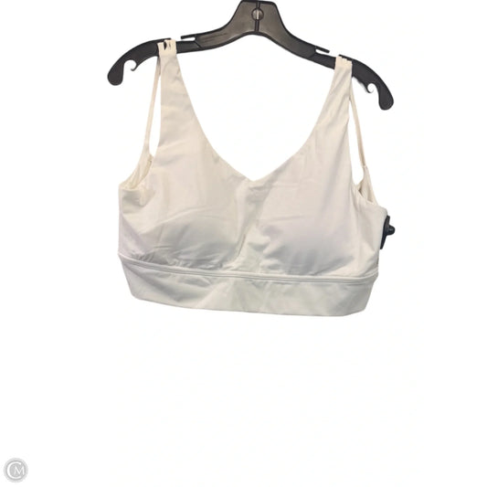 Athletic Bra By Buffbunny In White, Size: 3x