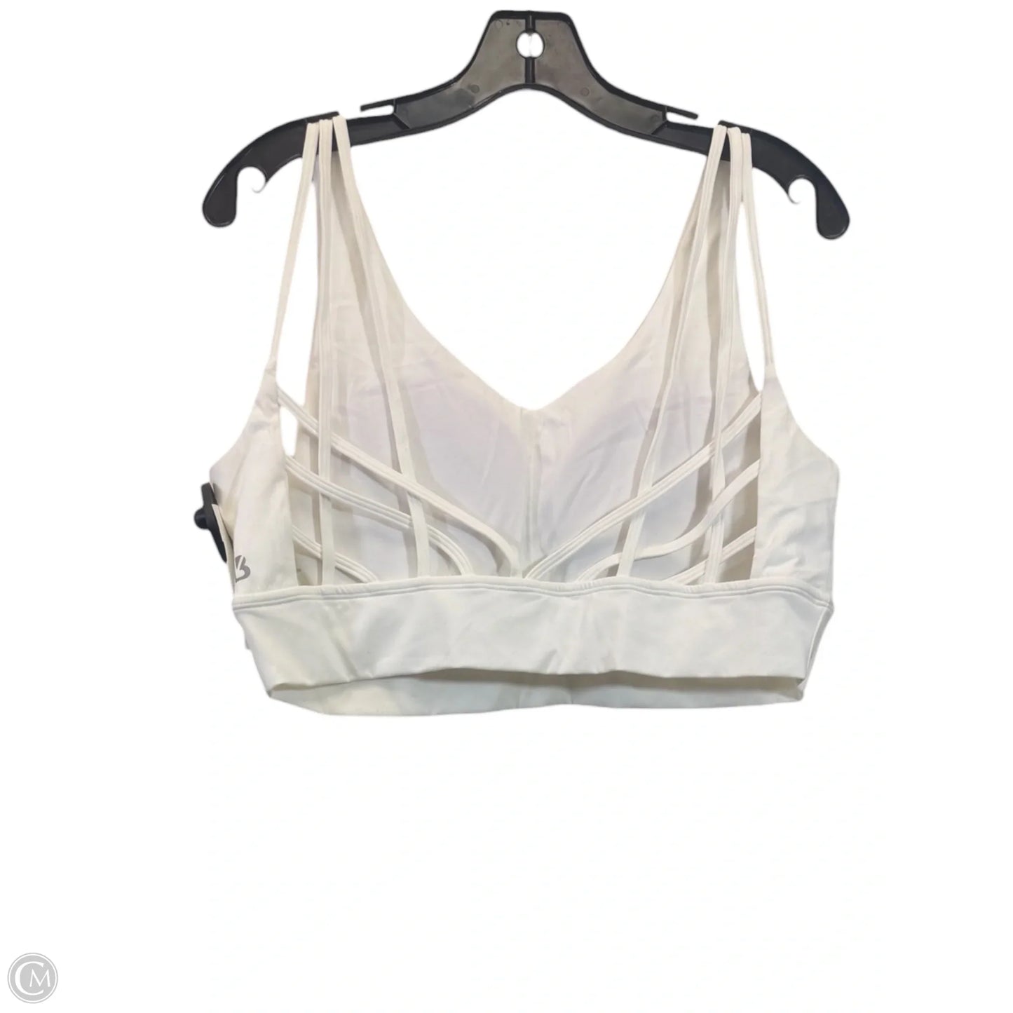 Athletic Bra By Buffbunny In White, Size: 3x