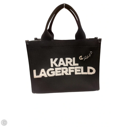 Tote Designer By Karl Lagerfeld, Size: Large