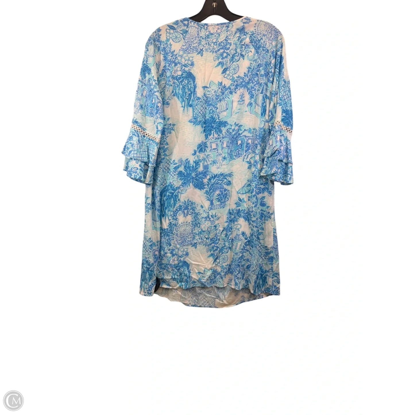 Dress Designer By Lilly Pulitzer In Blue & White, Size: S