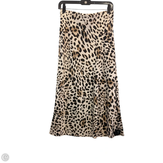 Skirt Maxi By Loft In Animal Print, Size: S