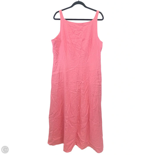 Dress Casual Maxi By Me + Em In Pink, Size: Xl