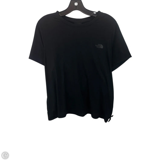 Athletic Top Short Sleeve By The North Face In Black, Size: L