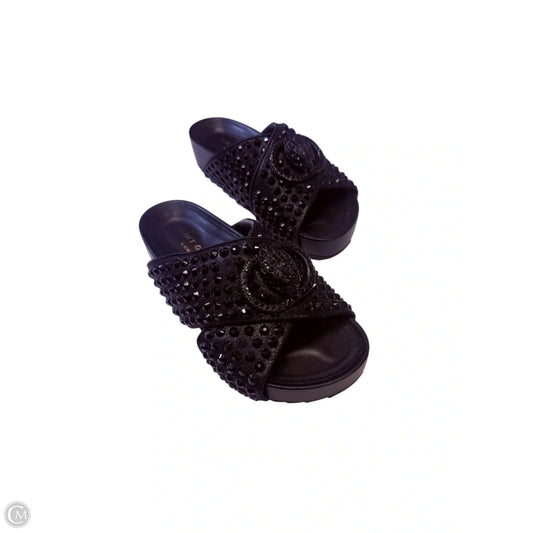 Sandals Designer By Kurt Geiger In Black, Size: 7