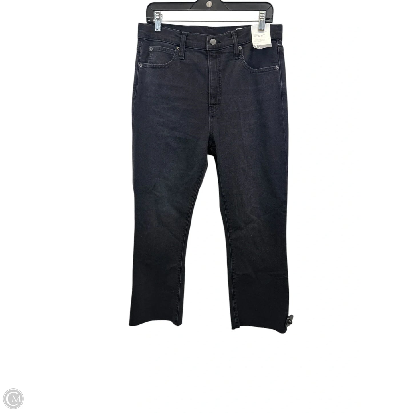 Jeans Boot Cut By Gap In Black Denim, Size: 8