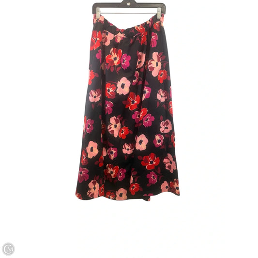Skirt Designer By Kate Spade In Black & Red, Size: Xl
