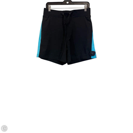 Athletic Shorts By Tek Gear In Black & Blue, Size: M