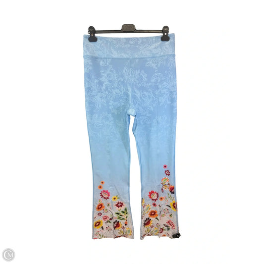 Athletic Pants By Johnny Was In Blue & Green, Size: Xxl