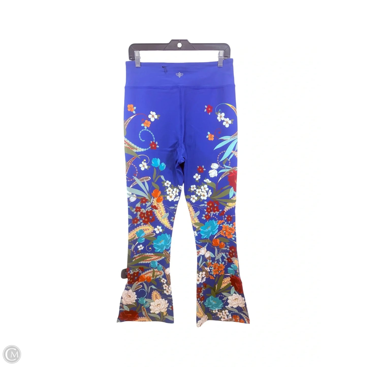 Athletic Pants By Johnny Was In Blue, Size: Xl