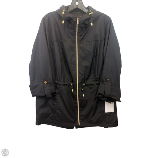 Jacket Windbreaker By Susan Graver In Black, Size: M