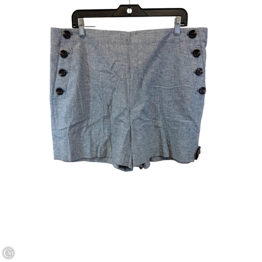 Shorts By Ann Taylor In Blue, Size: 18