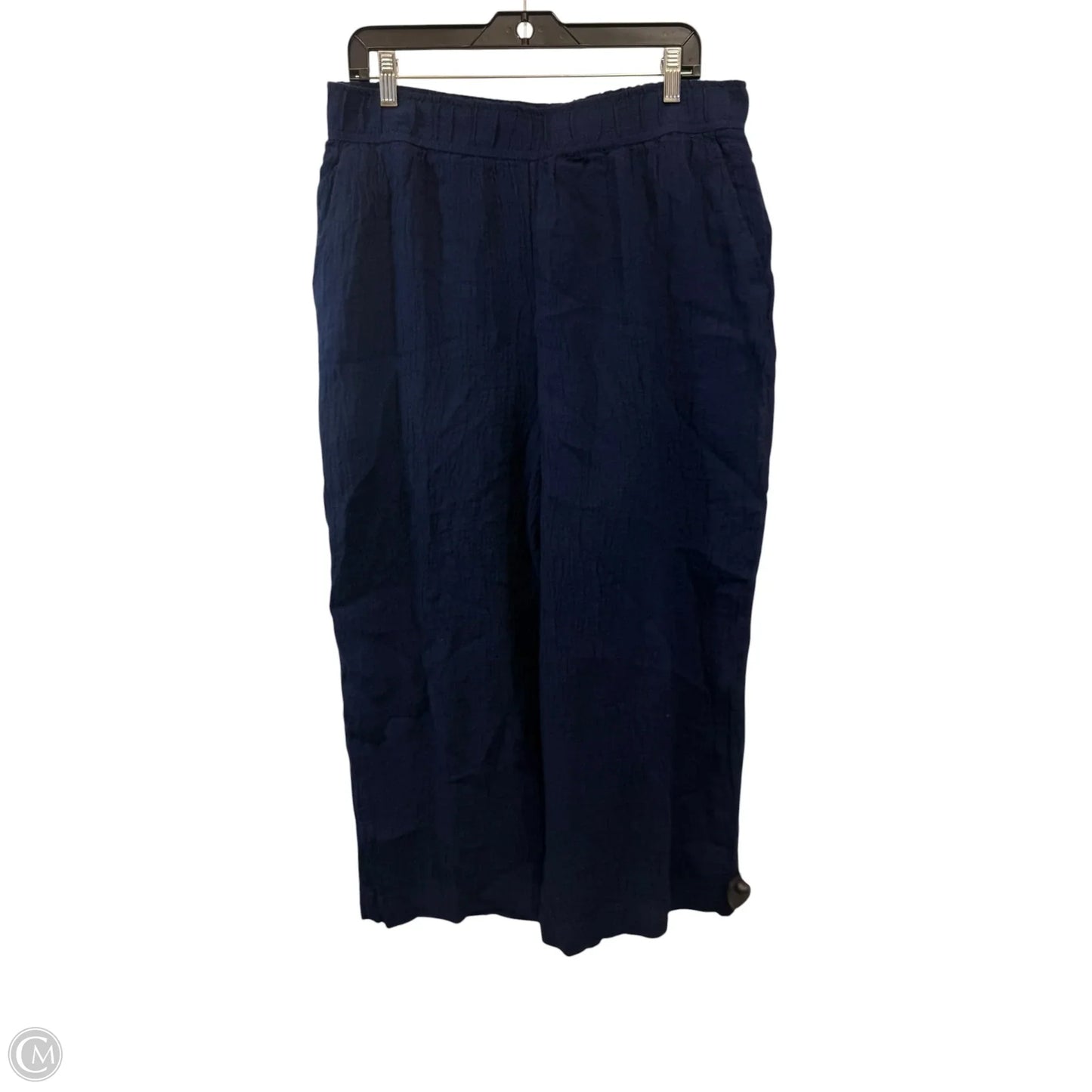 Pants Linen By Tahari In Navy, Size: Xl
