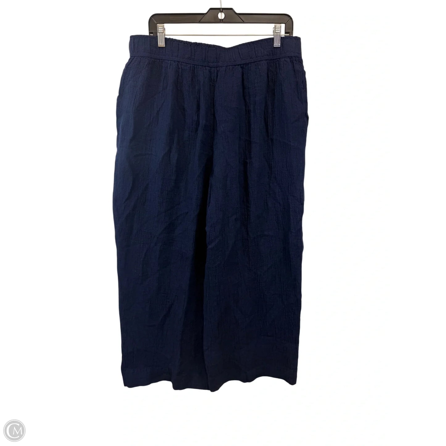 Pants Linen By Tahari In Navy, Size: Xl