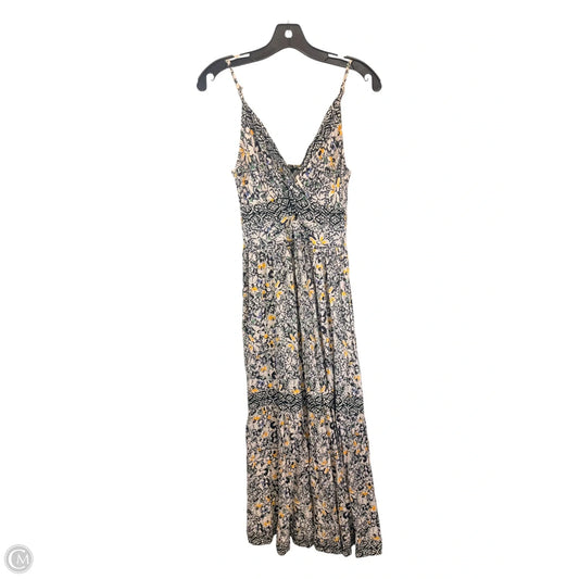Dress Casual Maxi By Angie In Black & Brown, Size: S