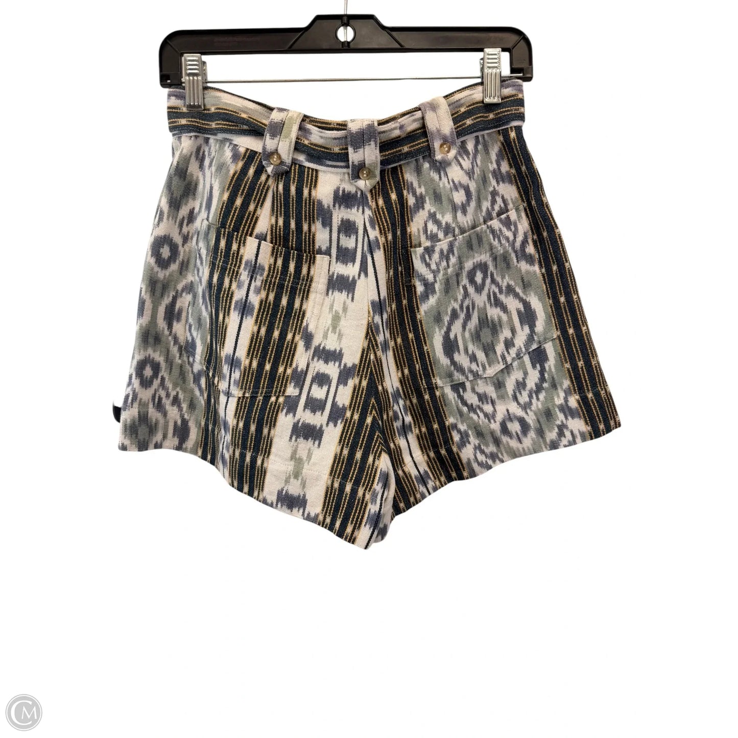 Shorts By Ulla Johnson In Blue & Green, Size: 4