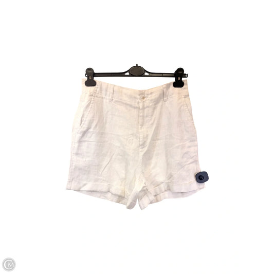 Shorts Designer By Halston In White, Size: M