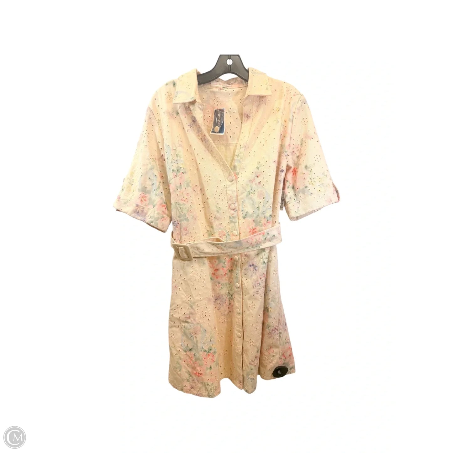 Dress Casual Short By Solitaire In Floral Print, Size: L