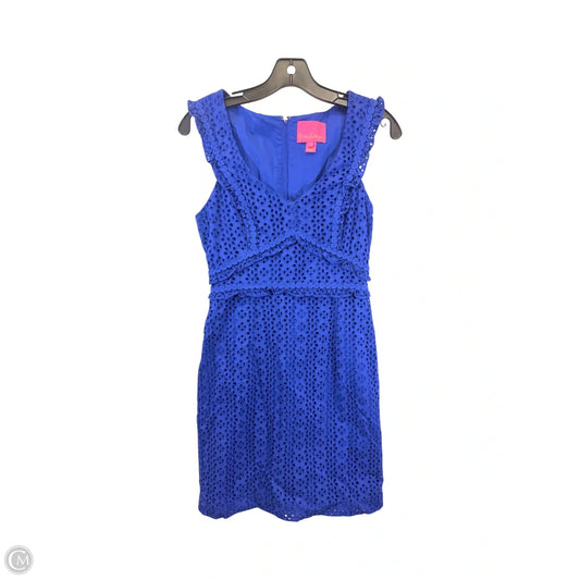 Dress Designer By Lilly Pulitzer In Blue, Size: Xs