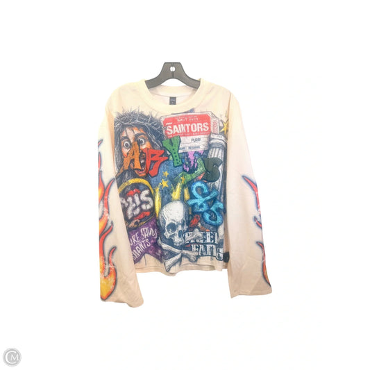 Top Long Sleeve By Romwe In Multi-colored, Size: L