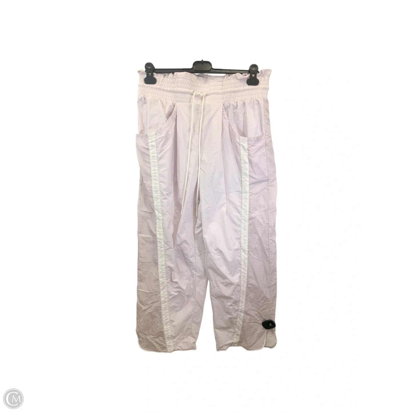Athletic Pants By Free People In Purple & White, Size: L