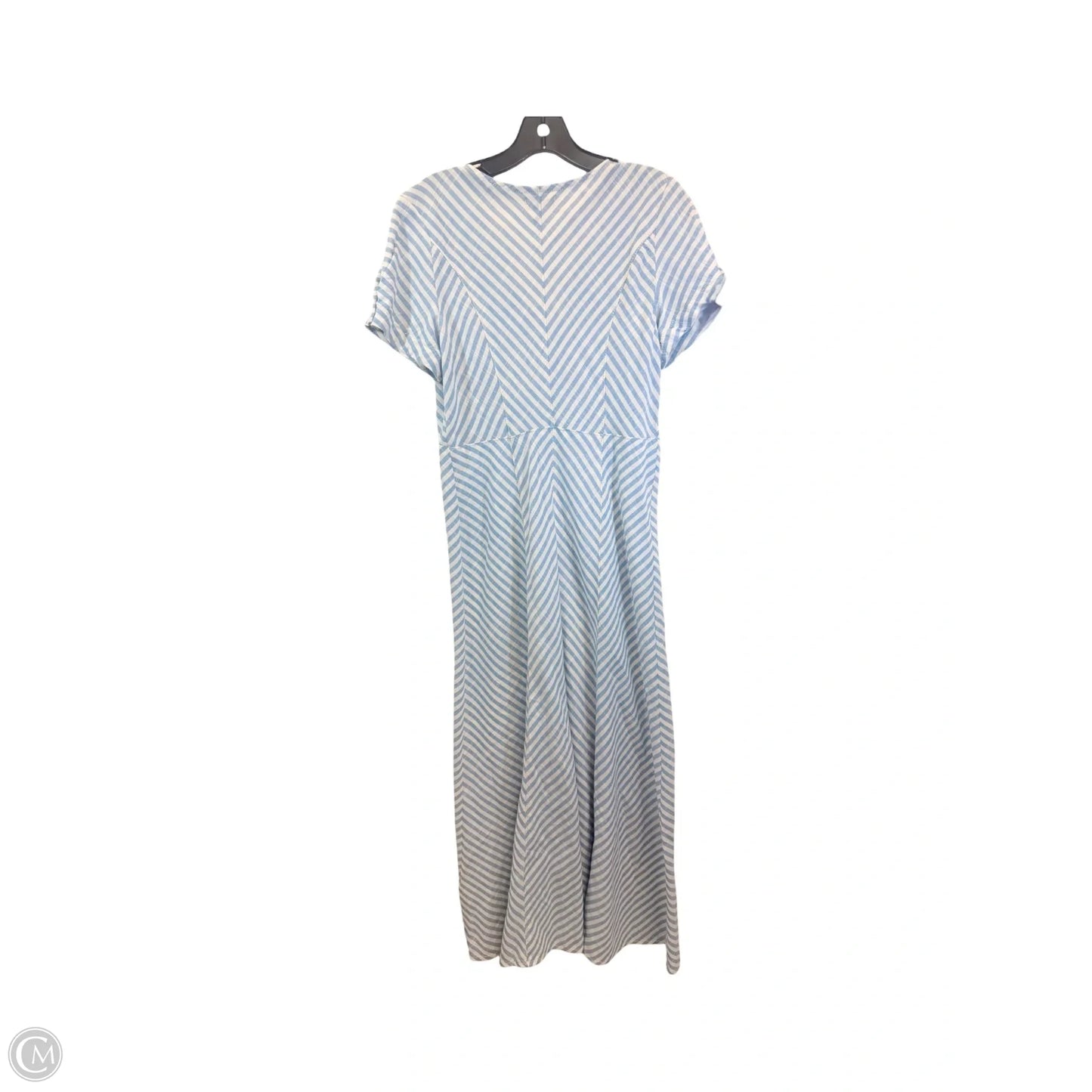 Dress Casual Maxi By Max Studio In Blue & White, Size: Xs