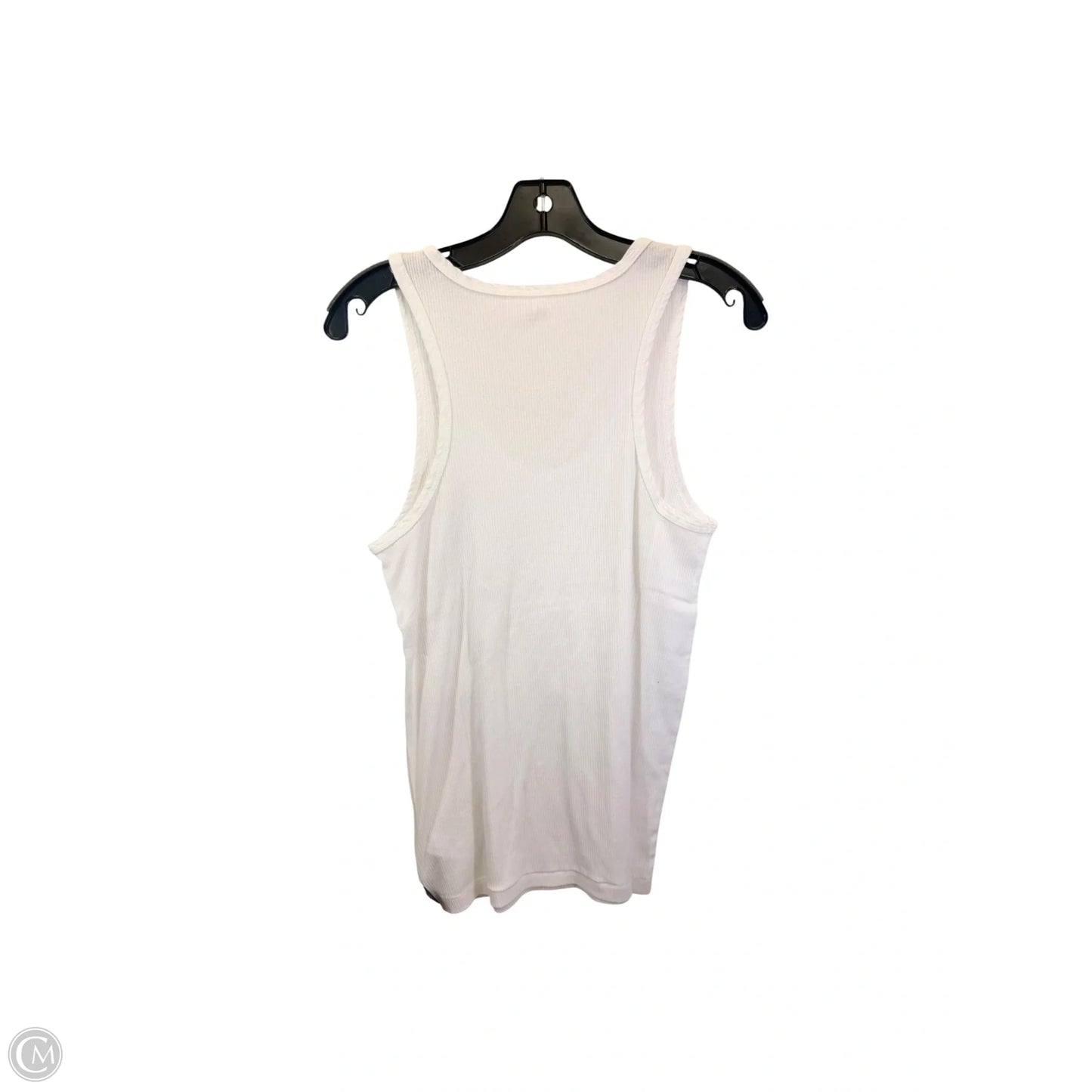 Tank Top By Gap In White, Size: L