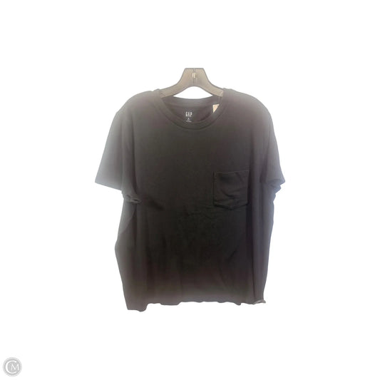 Top Short Sleeve Basic By Gap In Black, Size: Xl