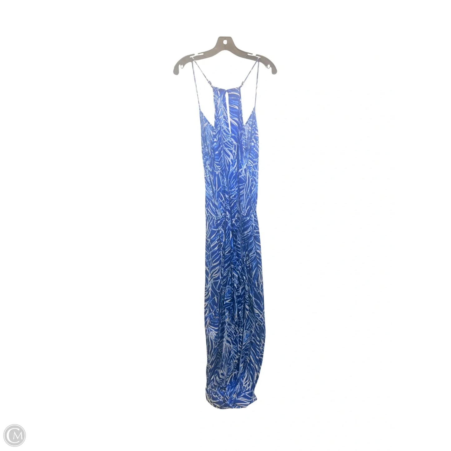 Jumpsuit Designer By Lilly Pulitzer In Blue & White, Size: Xl