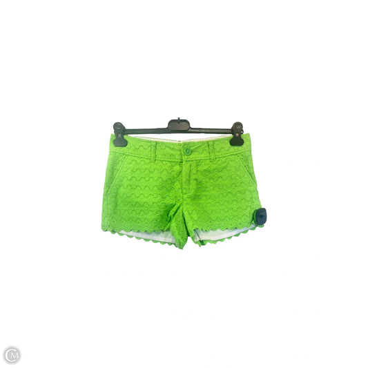 Shorts Designer By Lilly Pulitzer In Green, Size: 2