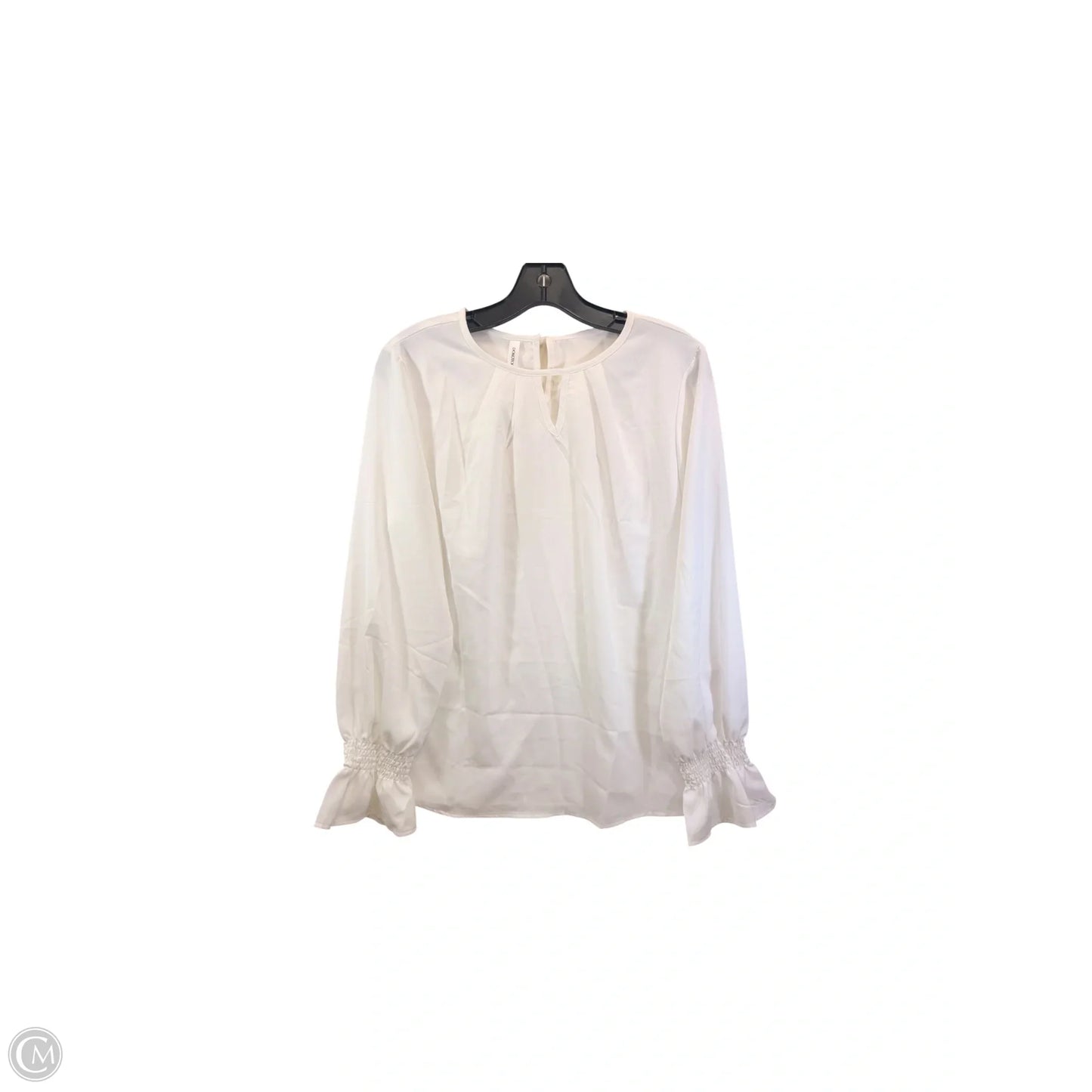 Top Long Sleeve By Dokotoo In White, Size: S