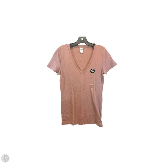 Top Short Sleeve Basic By Victorias Secret In Brown, Size: L