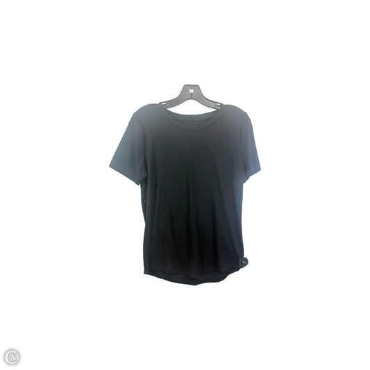 Top Short Sleeve By Gap In Black, Size: M