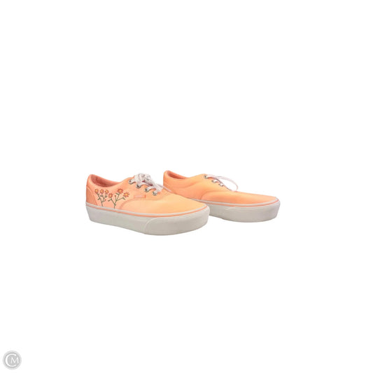 Shoes Sneakers Platform By Vans In Peach, Size: 7