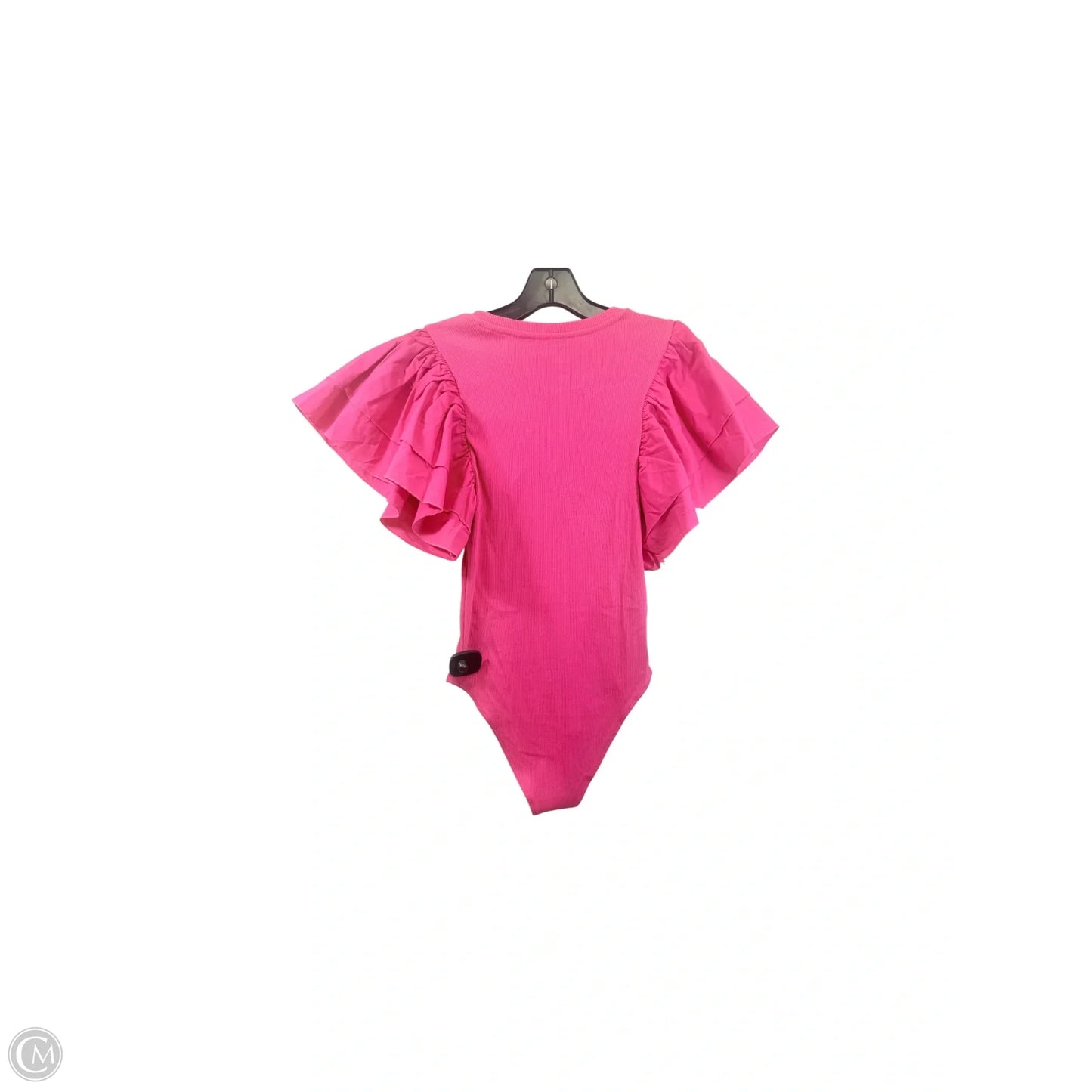 Top Short Sleeve By Zara In Pink, Size: M