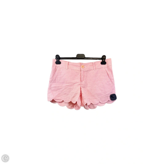Shorts Designer By Lilly Pulitzer In Pink & White, Size: 6