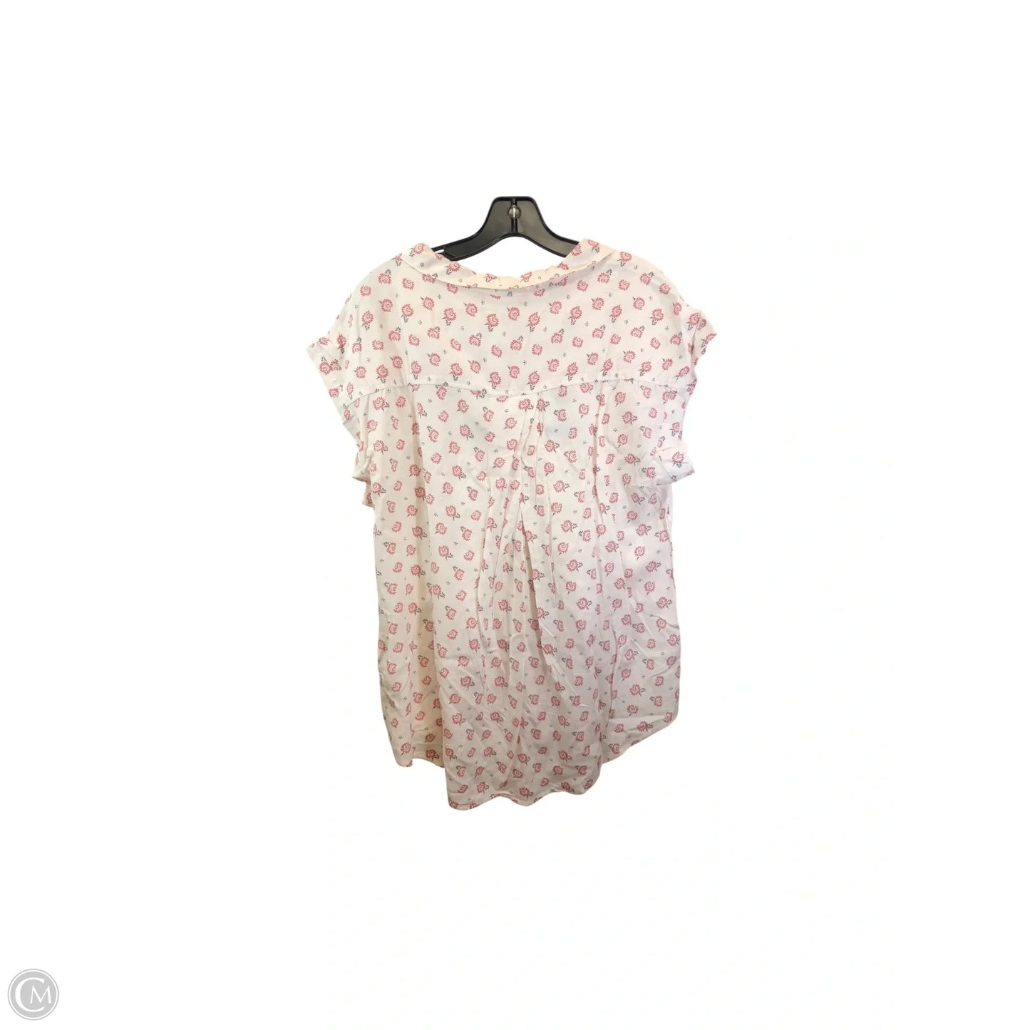 Top Sleeveless By Jachs Girlfirend In Cream & Pink, Size: L