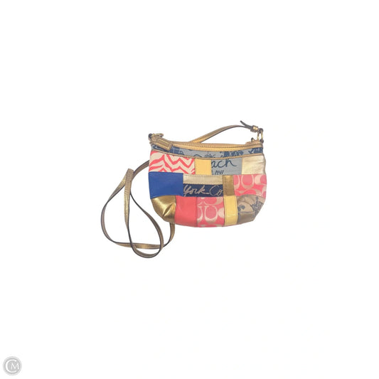 Crossbody Designer By Coach, Size: Small