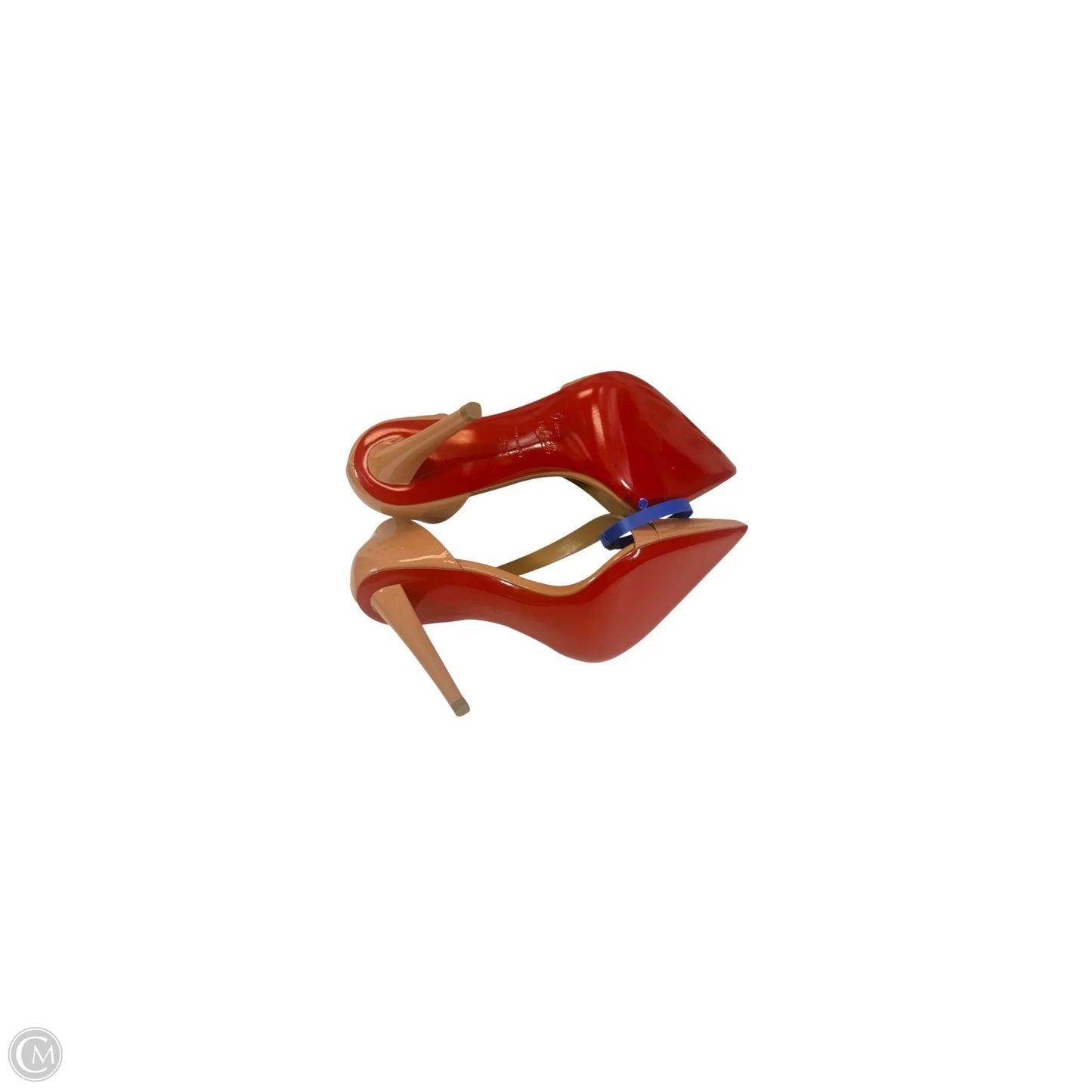 Shoes Luxury Designer By Christian Louboutin In Tan, Size: 9