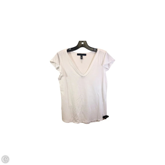 Top Short Sleeve By White House Black Market In White, Size: Xs