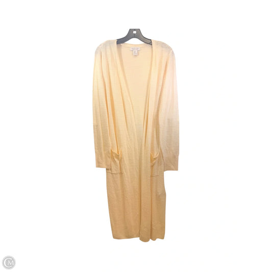 Cardigan By Rachel Zoe In Yellow, Size: Xl